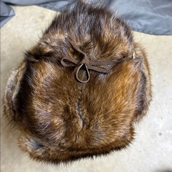 Vintage Made in Canada Prévost Muskrat Fur Trapper Hat - Picture 9 of 10